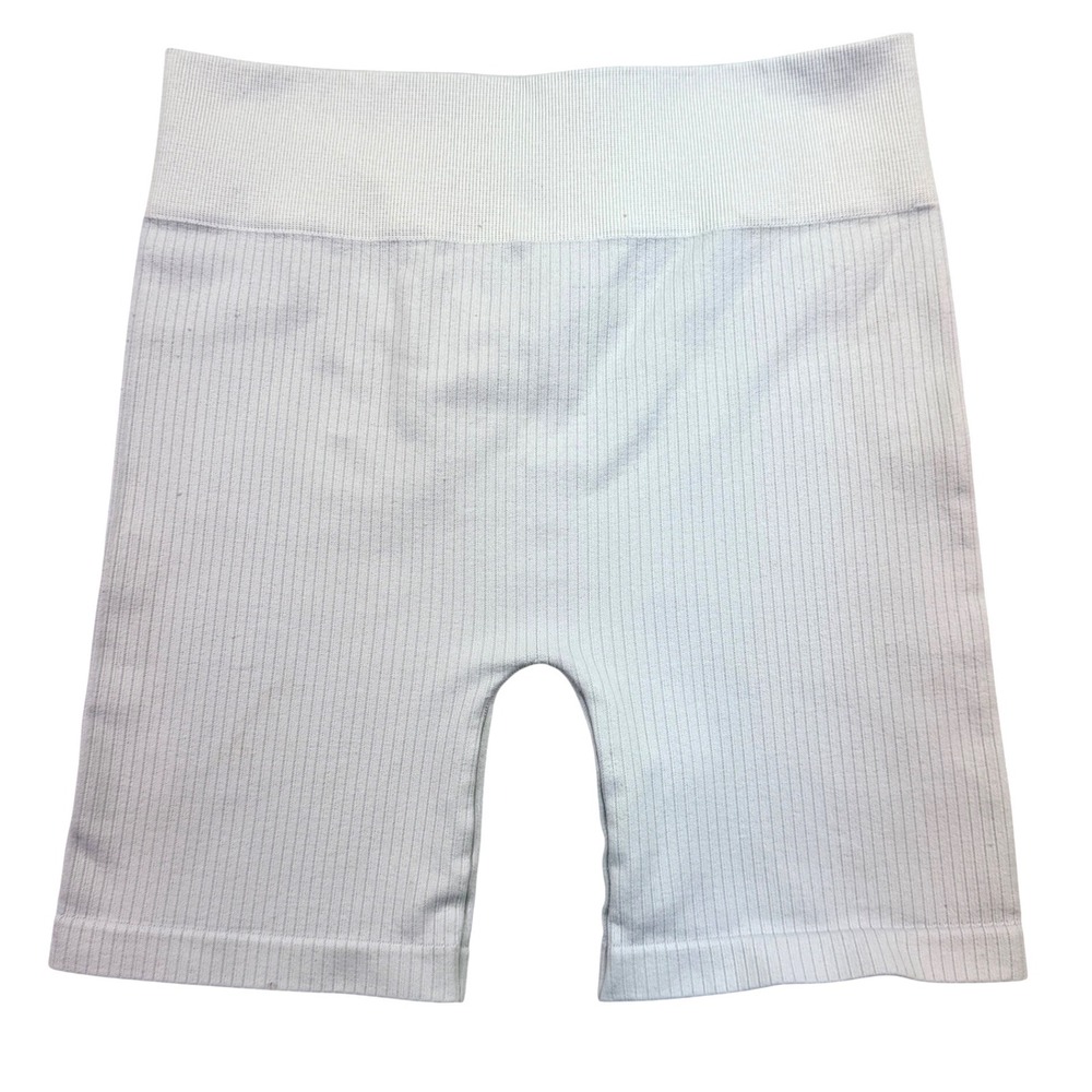 Nikibiki Biker Shorts Spandex Women's Medium Ribbed Seamless Athletic Workout